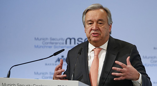 UN Secretary-General Antonio Guterres